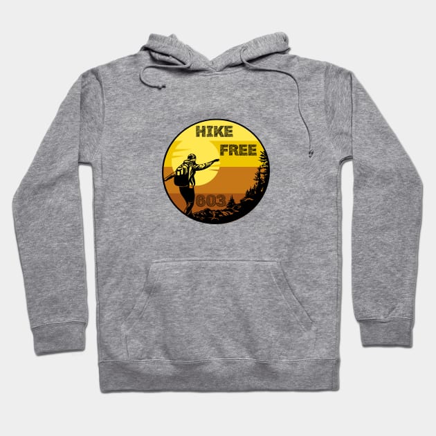 Hike Free 603 Hoodie by MagpieMoonUSA